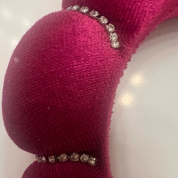 Hot Pink Spa Headband with rhinestones NWOT Self Care, Never Worn - Picture 6 of 6